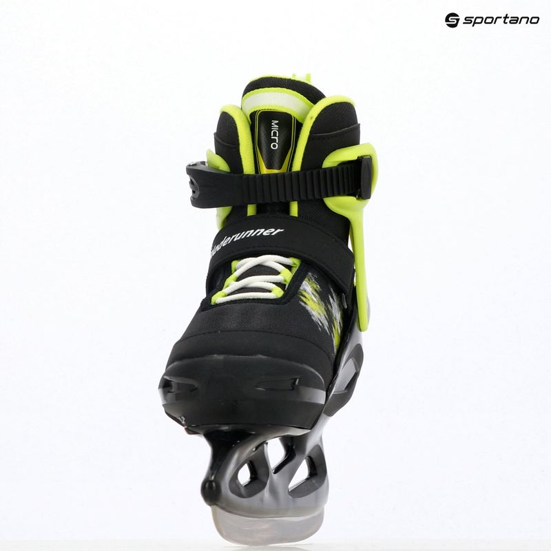 Pattini da ghiaccio per bambini Bladerunner Micro Ice black/lime 18