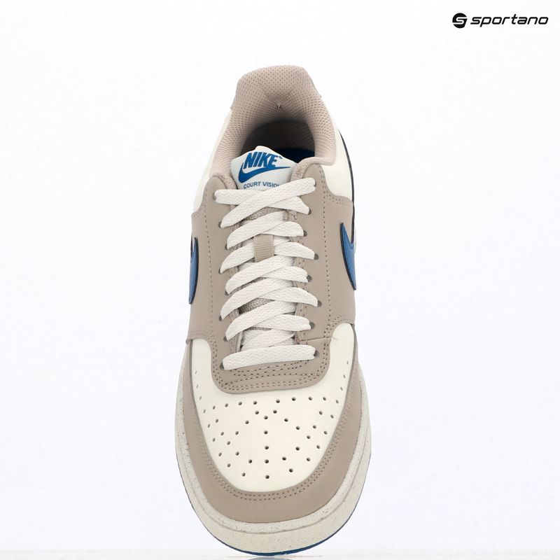 Scarpe da uomo Nike Court Vision Low Sail/Cream II/Brilliant Blue 12