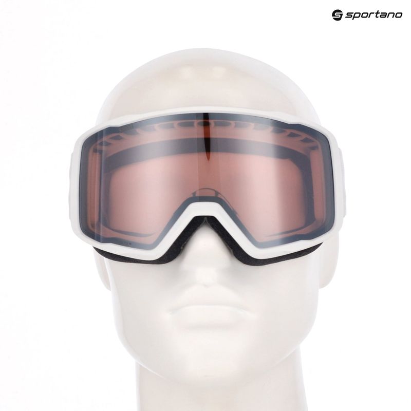 Maschera da sci Smith Tribute white/ignitor mirror 7