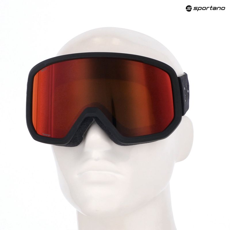 Maschera da sci Smith Transfer black/red sol-x mirror 7