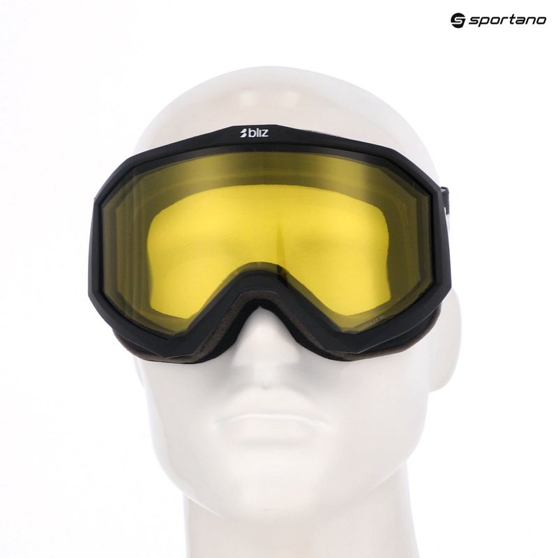 Maschera da sci Bliz Liner matte black/yellow 7