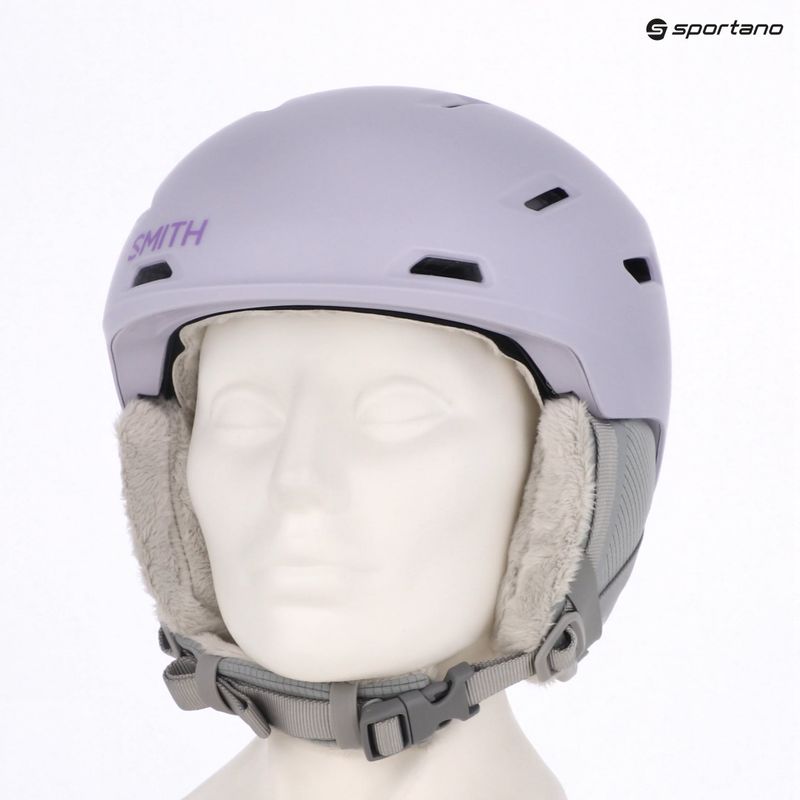 Casco da sci Smith Descend MIPS matte lunar fog spires 5