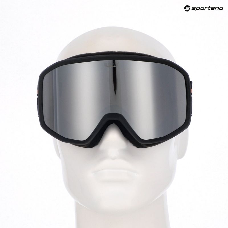 Maschera da snowboard donna ROXY Izzy black/clux ml silver 8