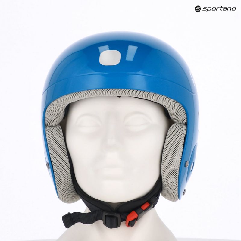Casco da sci per bambini POC POCito Skull blu fluorescente 15