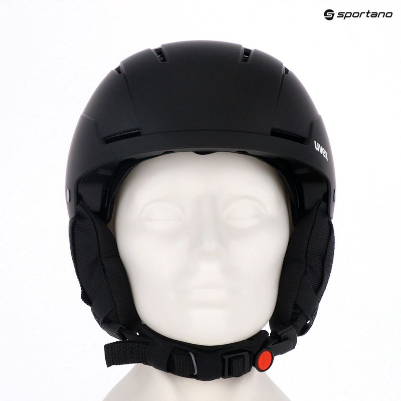 Casco da sci UVEX Stance MIPS nero/marrone opaco 7