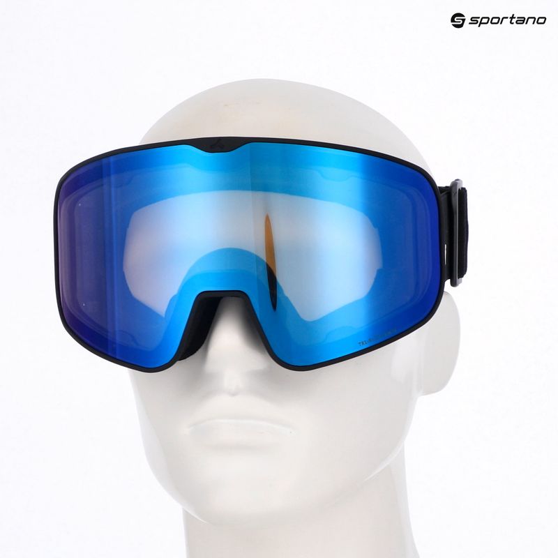 Maschera da sci Tripoint 109 Tumba Peak matt black/smoke/blue multi chromic 6