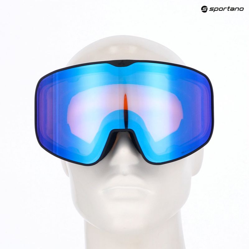 Maschera da sci Tripoint 109 Tumba Peak matte black/orange/blue multi ultravue 6
