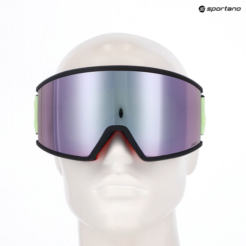 Maschera da sci SCOTT Ambit Compact glow green/amp lavender chrome 5