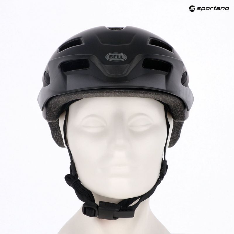 Casco da bici per bambini Bell Sidetrack a quadri ondulati/nero opaco 6