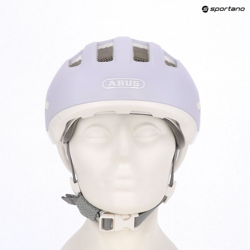 Casco da bici per bambini ABUS Smiley 3.0 ACE LED lavanda pura 9