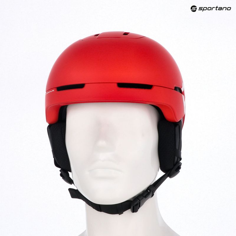 Casco da sci POC Obex BC MIPS rosso opaco 6