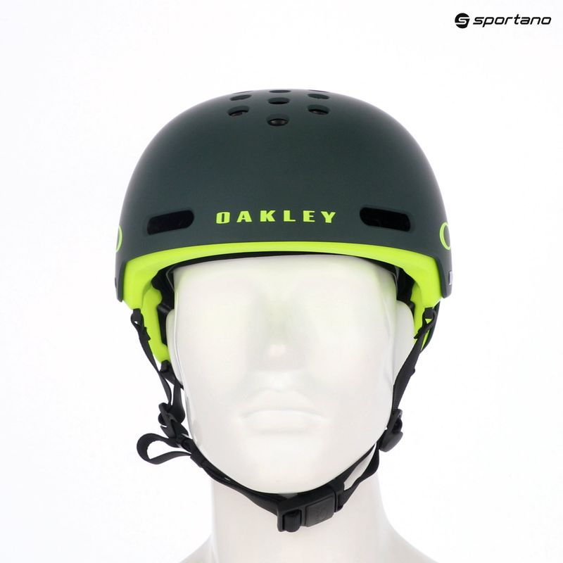 Casco da bici Oakley Street1 EU verde cacciatore opaco/retina burn 7