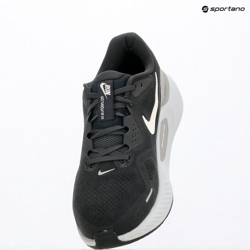 Scarpe da running uomo Nike Structure 26 anthracite/light smoke grey/sail 12