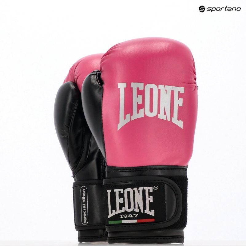Guanti da boxe per bambini LEONE 1947 Thunder Jr fucsia 10