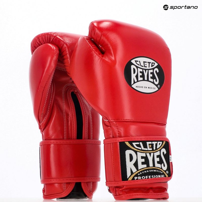 Cleto Reyes Velcro Sparring guanti da boxe rosso 3