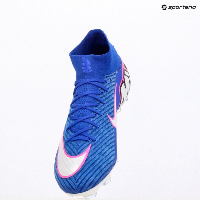 Scarpe da calcio uomo Nike Mercurial Superfly 10 Elite FG racer blue/white 12