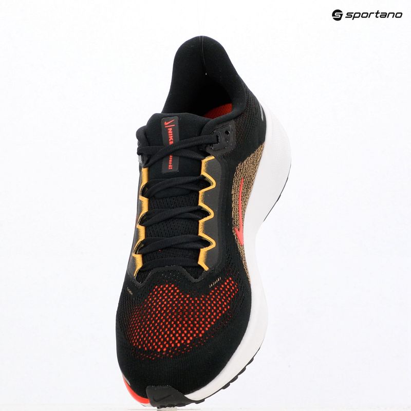 Scarpe da running uomo Nike Pegasus 41 black/topaz gold/bright crimson 12