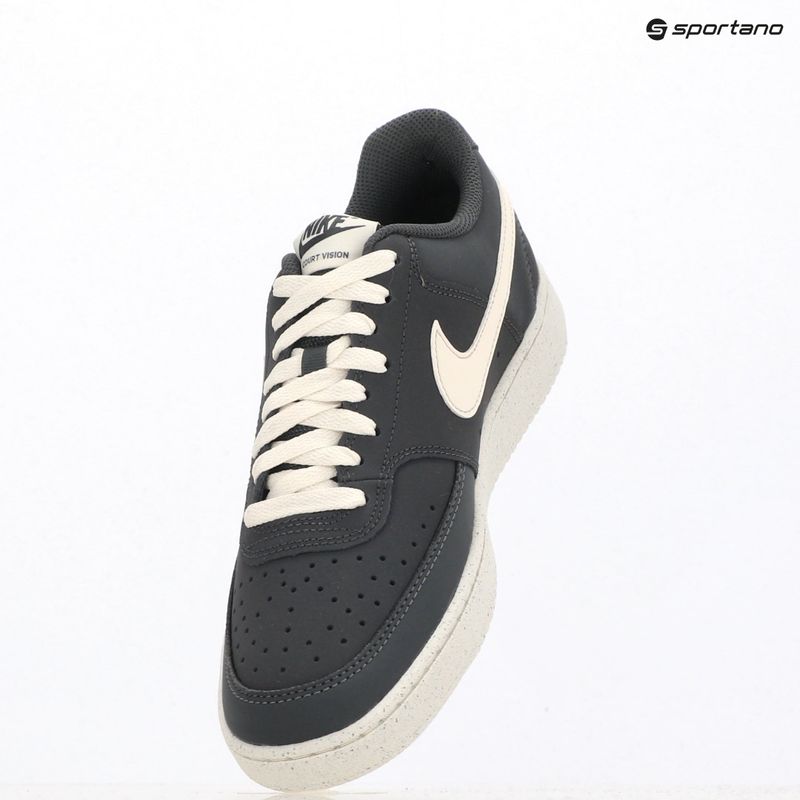 Scarpe uomo Nike Court Vision Low Premium anthracite/pale ivory 11