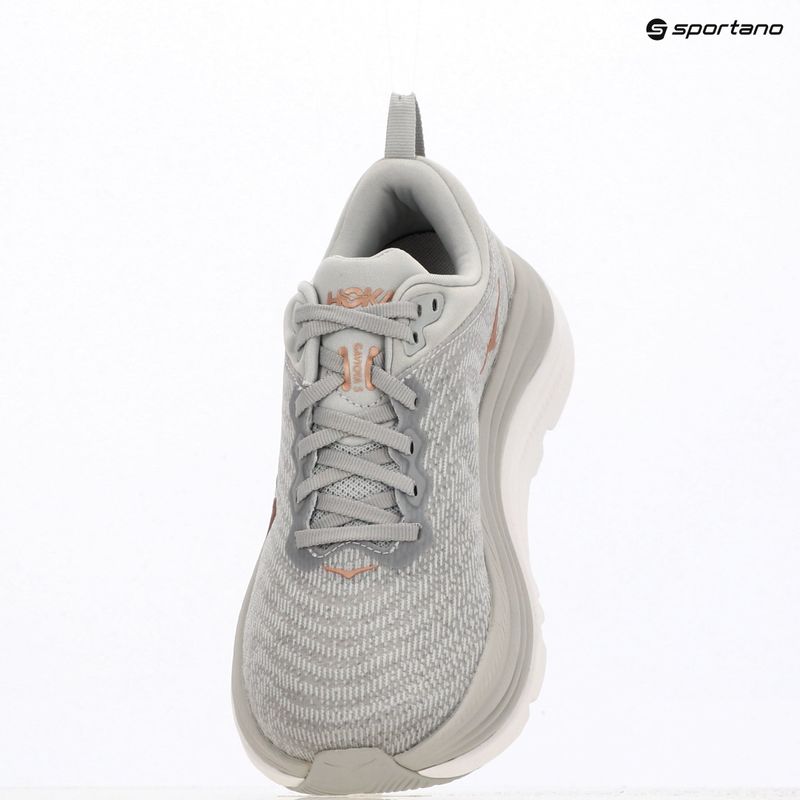 Scarpe da corsa da donna HOKA Gaviota 5 harbor mist/rose gold 9