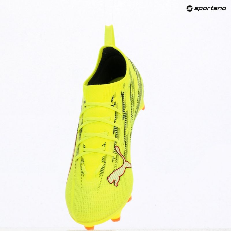 Scarpe da calcio PUMA Ultra 6 Pro Jr FG/AG yellow alert/puma black/glowing red/lime squeeze 9