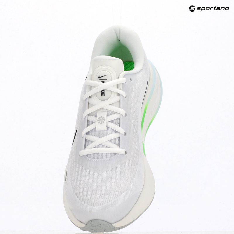 Scarpe da running uomo NikeJourney Run white/green strike/glacier blue/black 9