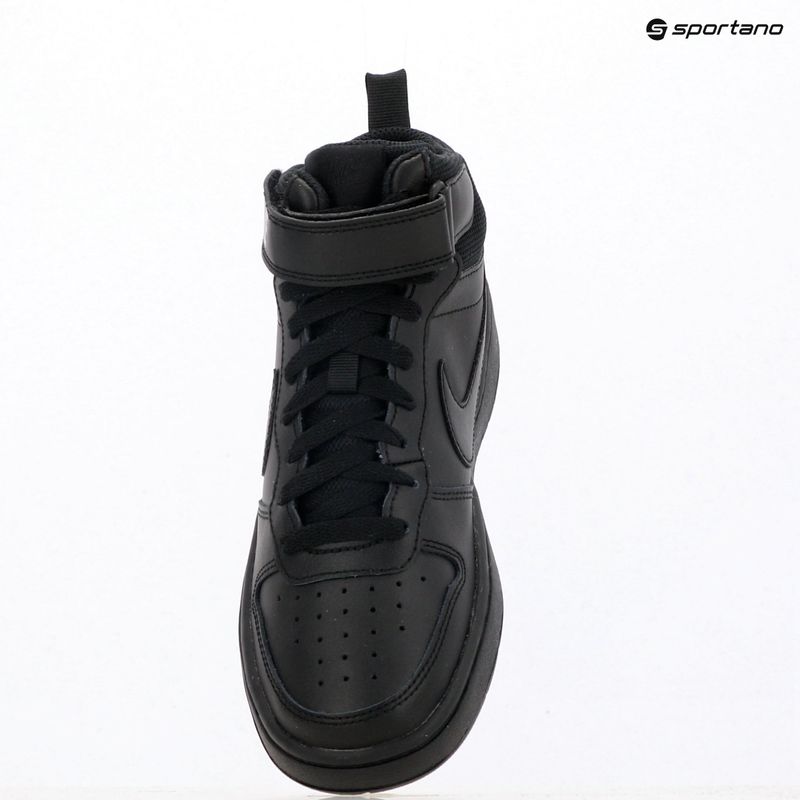 Scarpe  Nike Court Borough Mid 2 black/black/black 10