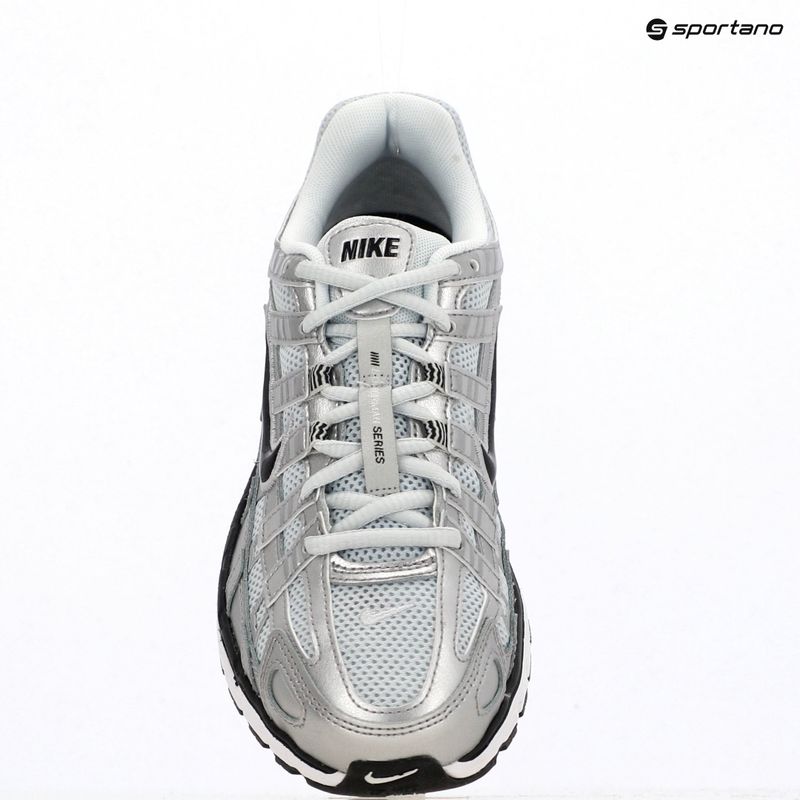 Scarpe donna Nike P-6000 white/metallic silver/black 9