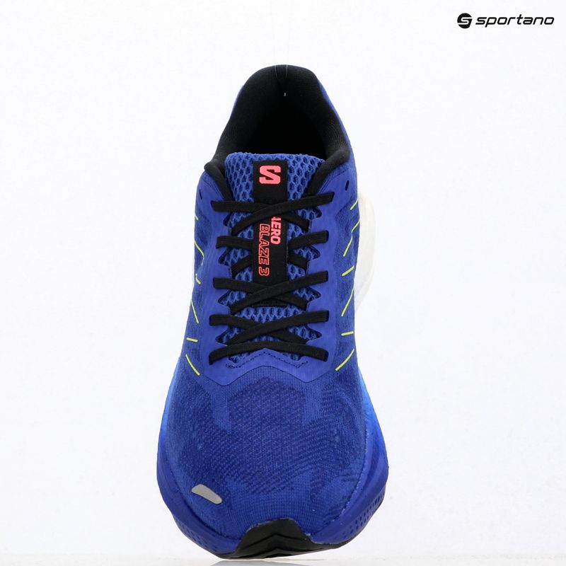 Scarpe da running da uomo Salomon Aero Blaze 3 bluing/white/acid lime 9