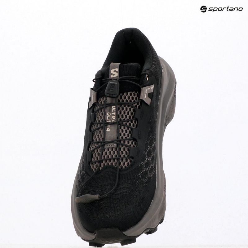 Scarpe da running da uomo Salomon Ultra Glide 4 black/dark gull gray/silver cloud 10