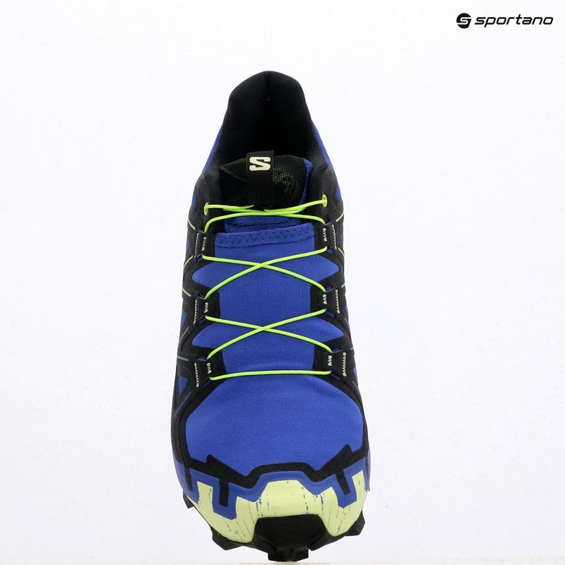 Scarpe da running da uomo Salomon Speedcross 6 bluing/black/acid lime 10