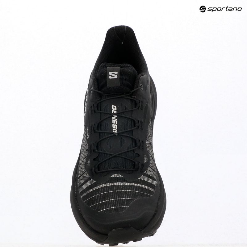 Scarpe da running da uomo Salomon Genesis black/black/silver 10