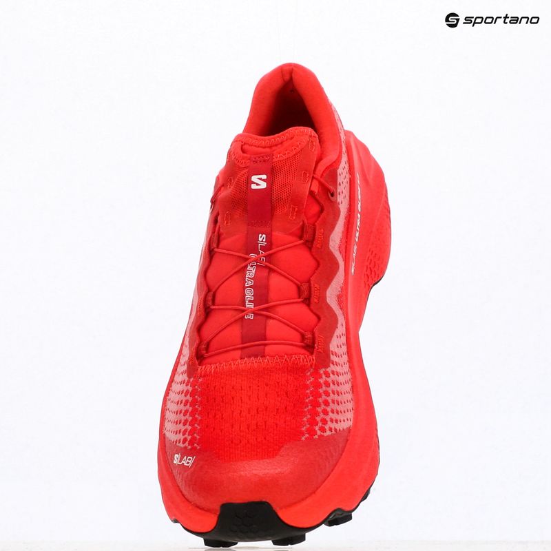 Scarpe da running da uomo Salomon S/LAB Ultra Glide 1.5 white/fiery red/black 11
