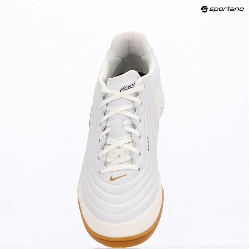 Scarpe da calcio uomo Nike Tiempo Reactgato IC white/metallic gold 11