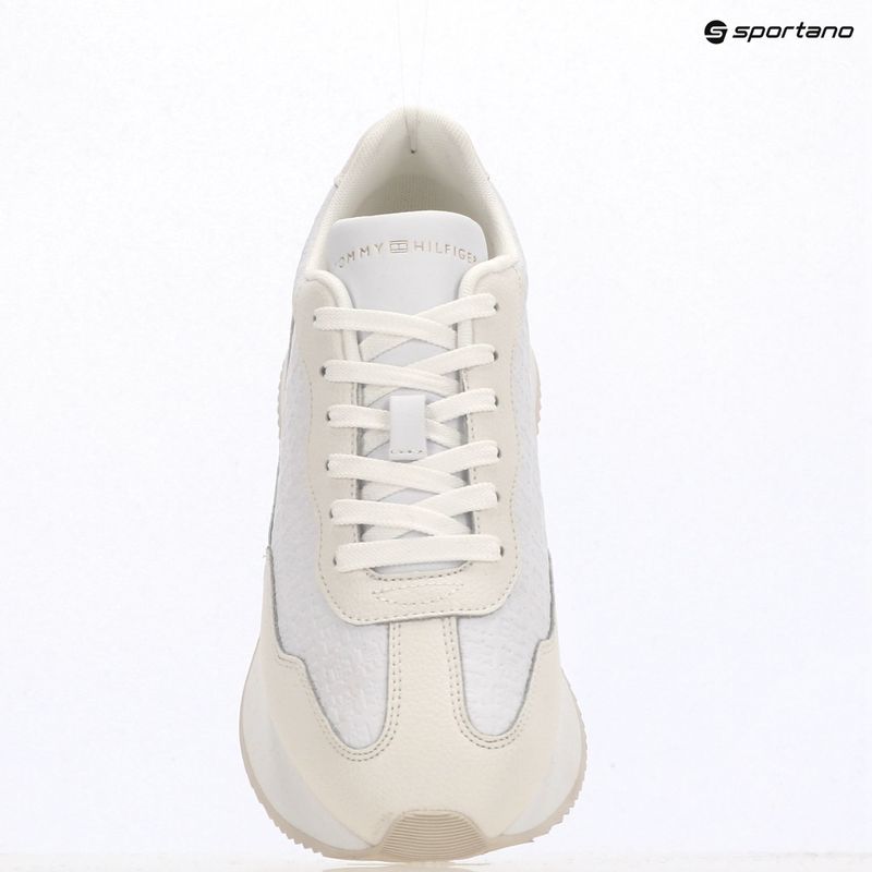 Scarpe da donna Tommy Hilfiger Chic Monogram Runner white/ecru 9
