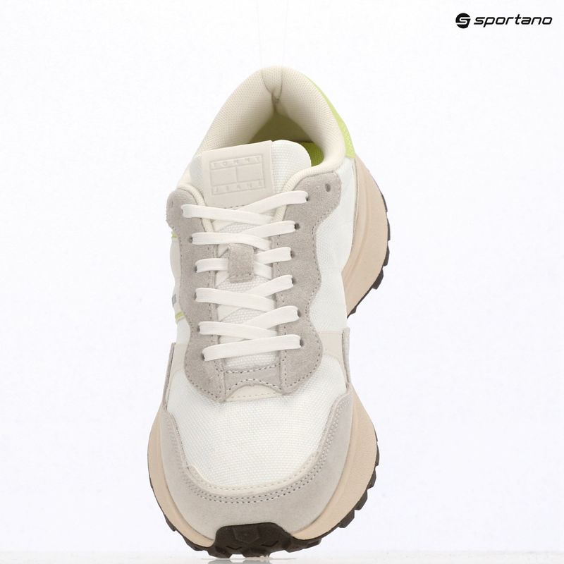 Scarpe da donna Tommy Jeans Sporty Runner lime essence/ivory 9