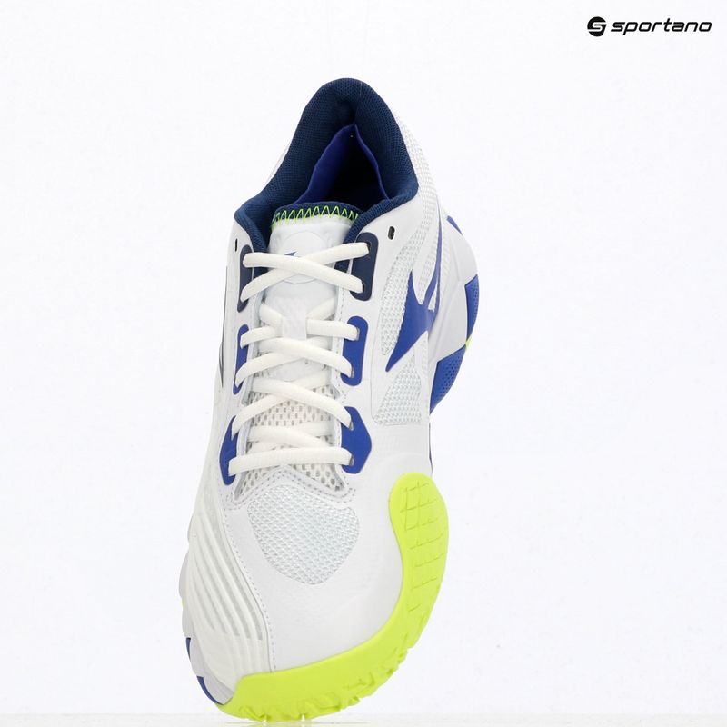 Scarpe da tennis Mizuno Wave Enforce Tour 2 CC white/dazzling blue/lightning 9