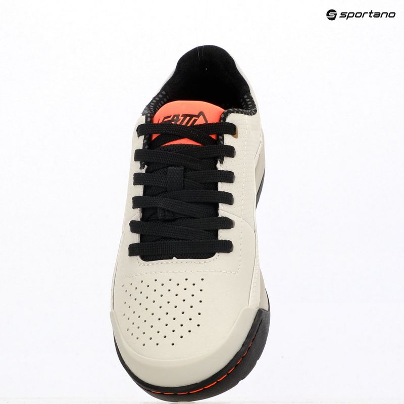 Scarpe da ciclismo da donna Leatt Flat 2.0 W cream white 9