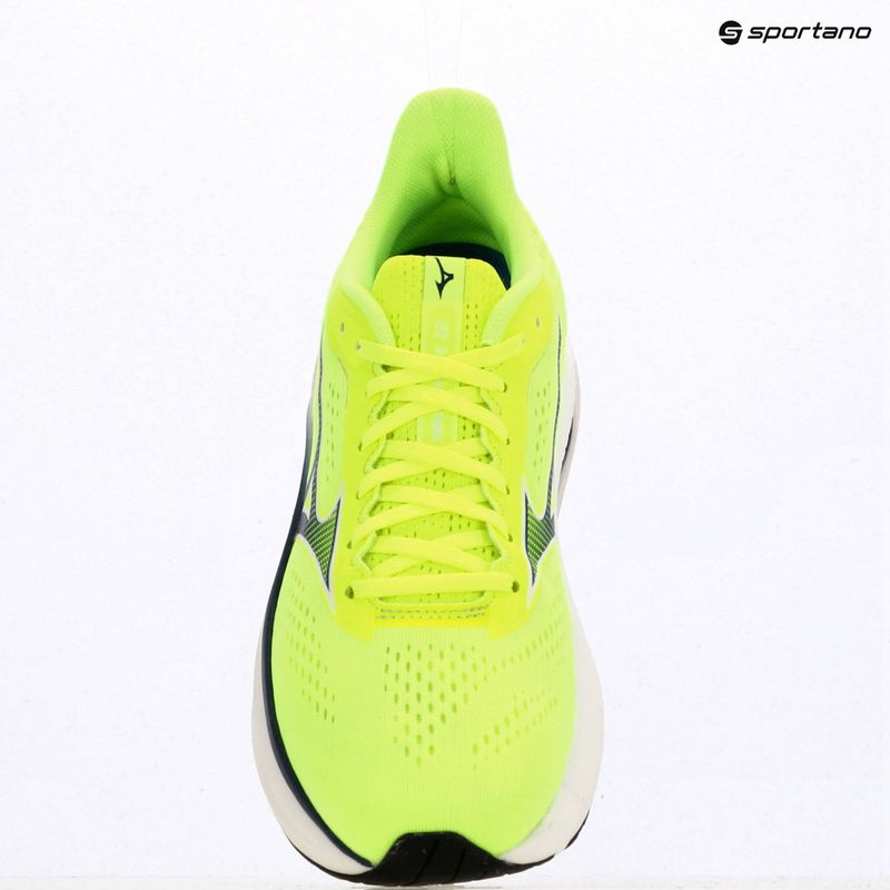 Scarpe running da uomo Mizuno Wave Inspire 22 lightning yellow/dazzling blue 9