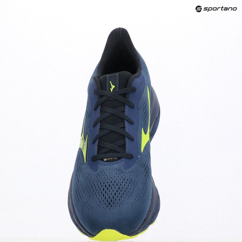 Scarpe da running uomo Mizuno Wave Serene 2 GTX estate blue/lightning yellow 14