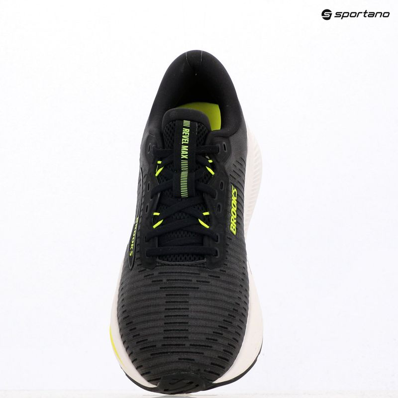 Scarpe da running da uomo Brooks Revel Max ebony/black/nightlife 10