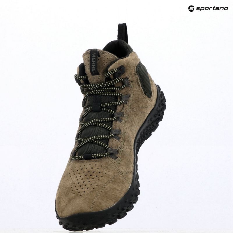 Scarpe barefoot uomo Merrell Wrapt Mid WP olive/black 9