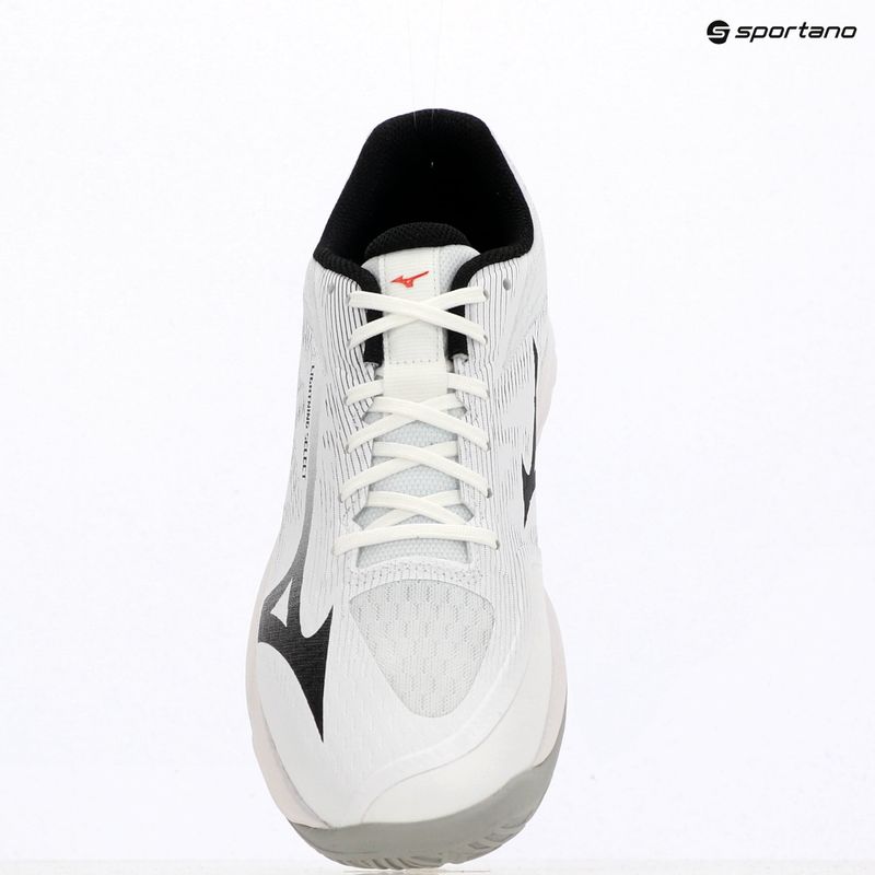 Scarpe da volley Mizuno Lightning Select white/black/fiery red 12