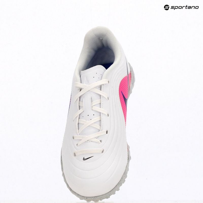 Scarpe da calcio per bambini Nike Tiempo Maestro Club Jr TF white/racer blue/pink blast/black 18
