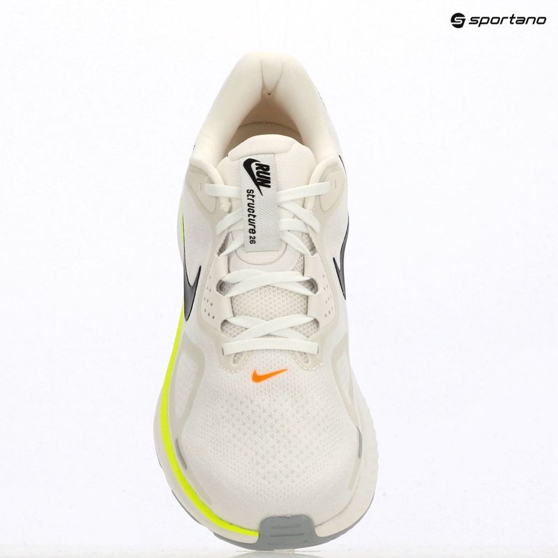 Scarpe da running uomo Nike Structure 26 summit white/volt/total orange/black 12