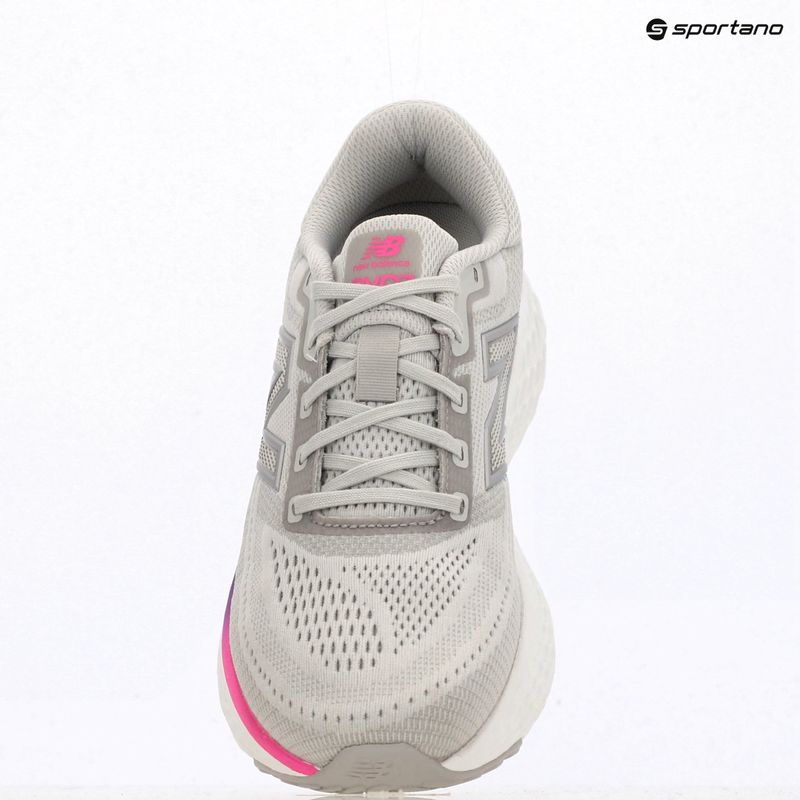 Scarpe da running da donna New Balance Fresh Foam Evoz V4 grey matter/pink heat/blue oyster 9