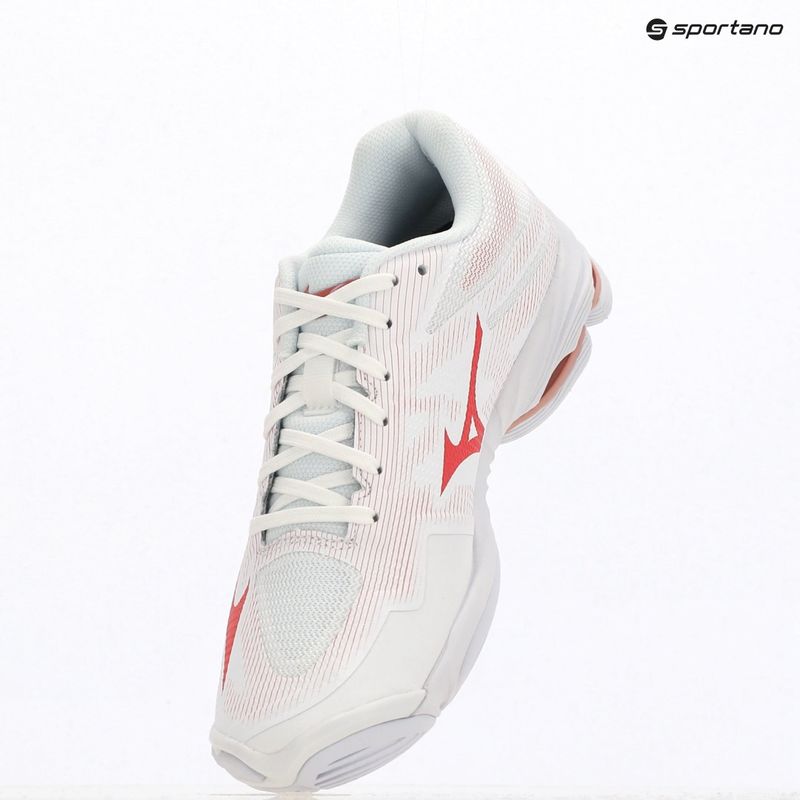 Scarpe da volley donna Mizuno Wave Lightning Pro white/rose elegance/lava falls 12