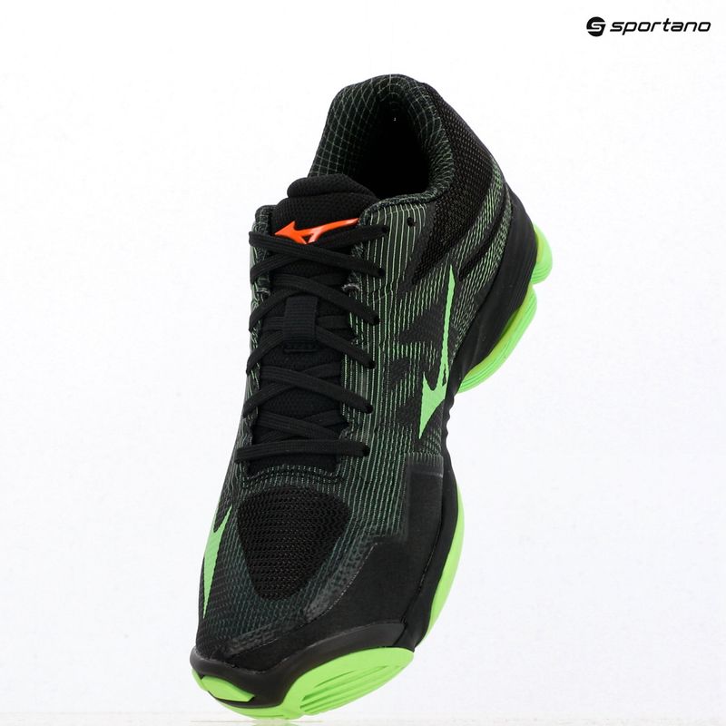 Scarpe da pallavolo Mizuno Wave Lightning Pro black/gloving apple/mandarin orange 9