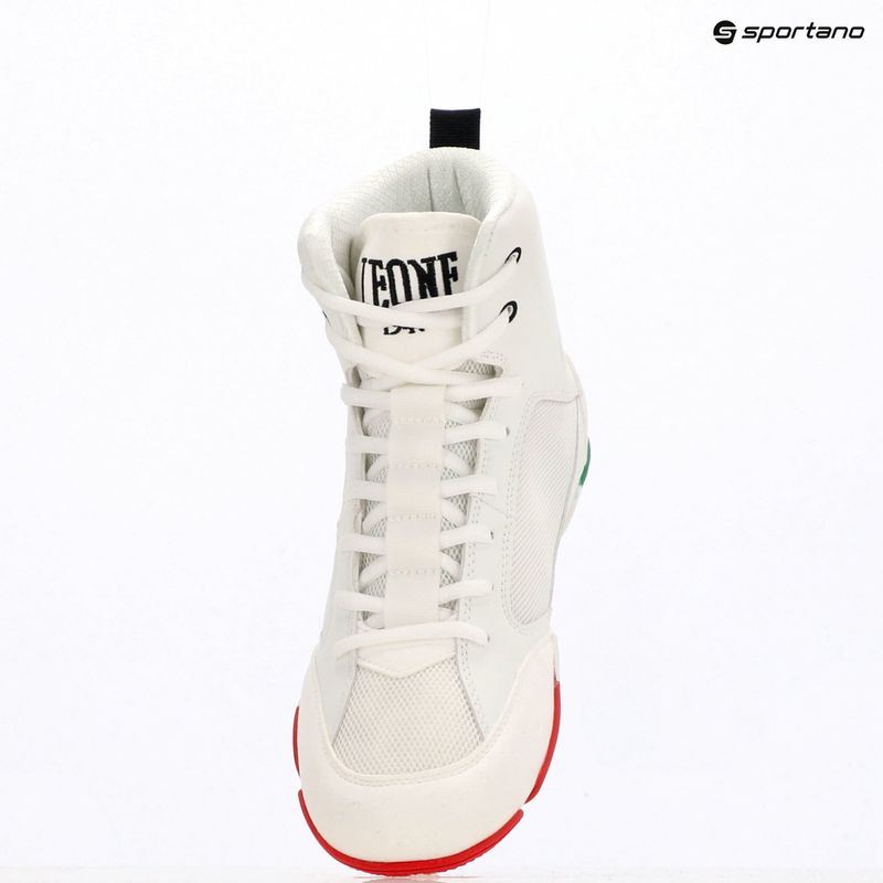 Scarpe da boxe LEONE 1947 Premium black/lime/blue/white 3