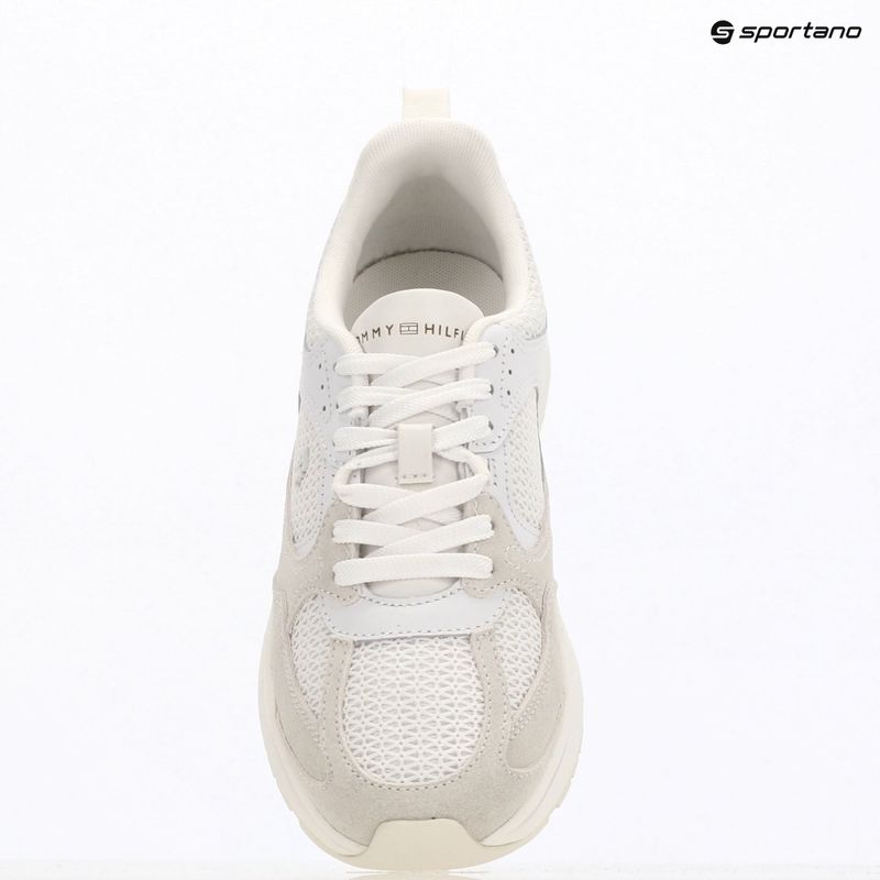 Scarpe da donna Tommy Hilfiger Mix Material Runner white/ecru 9