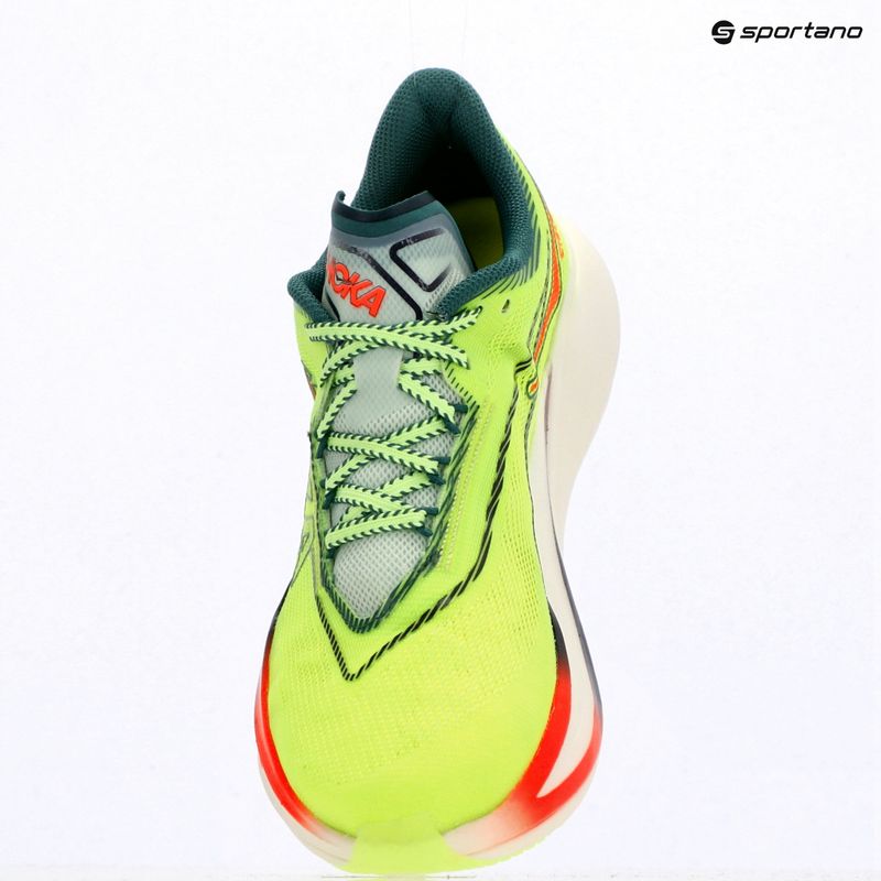 Scarpe da corsa HOKA Cielo X1 3.0 neon yuzu/thyme 18